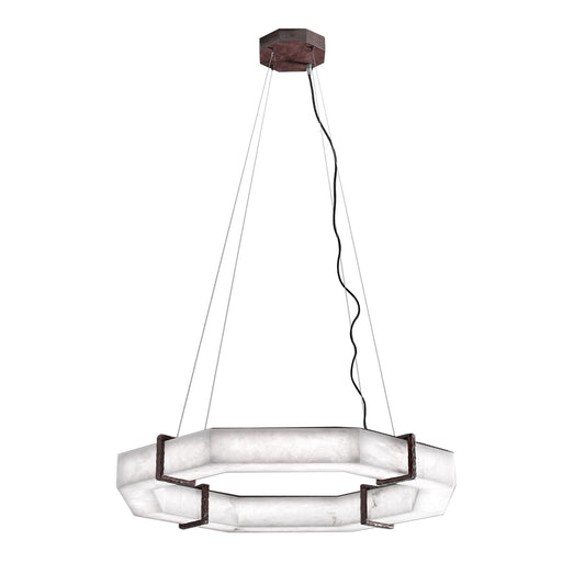 Creative Retro Alabaster Living Room Chandelier