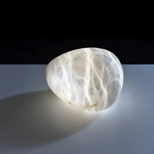 Handcrafted Alabaster Pendant Light, Natural Stone Pendant