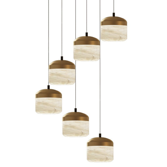Osman Dome Alabaster Pendant, Kitchen Pendant Light