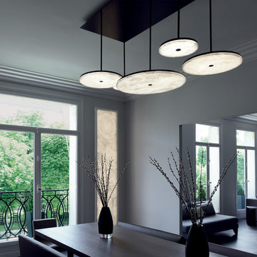 Seraphina Luxurious Contemporary Alabaster Pendant Light for Living and Dining Spaces