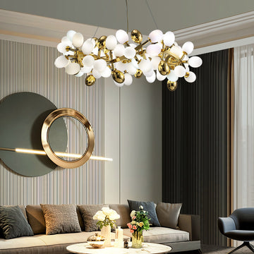 Modern Artistic Grape Round Chandelier